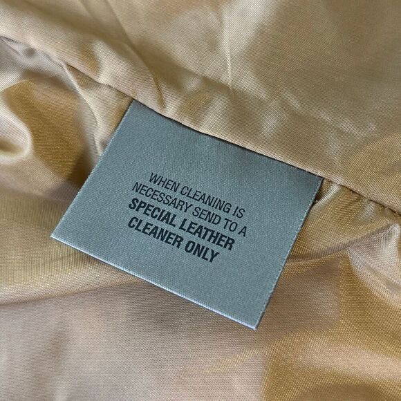 NWT Vtg Pelle Studio Wilsons Leather Jacket tan Sz L Butter soft lined - Picture 7 of 11